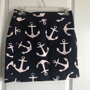 Nautical J Crew skirt